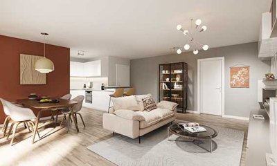 Platz für Träume - Raum für alle:
4-Zimmer-Wohnung mit Wintergarten