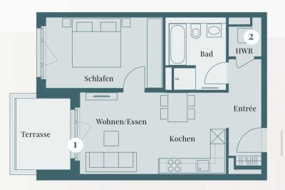 2-Zimmer-Wohnung in Potsdamer Innenstadt, verfügbar ab 1.5.2026