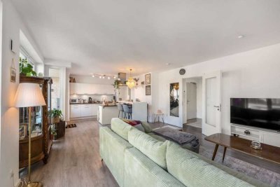 Wohnen mit Weserblick: Exklusive, energieeffiziente 3-Zimmerwohnung in der Überseestadt