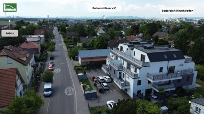 Der Sommer kann kommen! Klimatisierte Wohnung mit großer Terrasse in Essling nahe Lobau und Kirschenallee! 15 Min. zur U2 Aspernstraße! Ab August 2025!