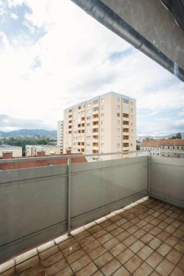 8020 Graz-Gries: Helle 4 Zimmer-Wohnung im 6. Liftstock mit guter Öffi-Anbindung und Glasfaseranschluss