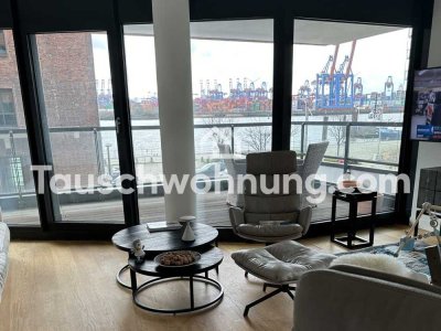 Tauschwohnung: Lichtdurchflutete Wohnung mit Blick auf die Elbe
