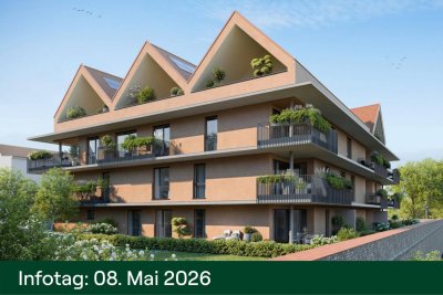 PROVISIONSFREI - Attraktive 4-Zimmer-Erstbezugswohnung mit großem Balkon im 1. Obergeschoss - Eigentum - 4 Zimmer