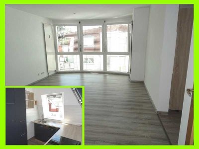 Moderne gemütliche DG-Wohnung mit Dachterrasse und Einbauküche + Tiefgaragenstellplatz