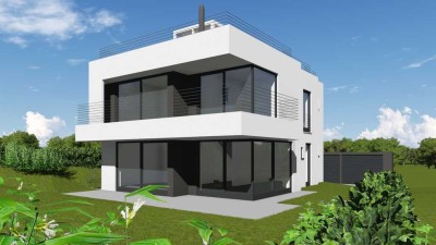 LUXHAUS Bauhaus Villa für Individualisten 160 m² mit Keller alles noch individuell planbar !