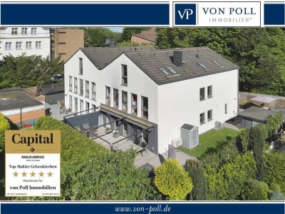 Exklusive Doppelhaushälfte – jung, modern und zentral - Südgrundstück