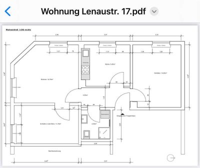 Ruhige sonnige 3 Zimmerwohnung nahe Celler Str
