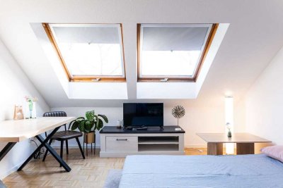 Möblierte Wohnung mit Einbauküche und Waschtrockner