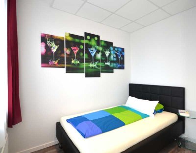 Möbliertes 1-Zimmer-Apartment, modern & praktisch ausgestattet, zentral Niederrad