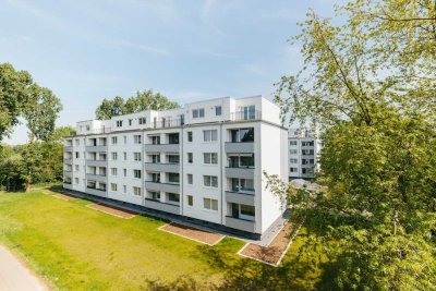 Erstbezug im Neubau: Hübsche 3-Zimmerwohnung mit großer Terrasse.
