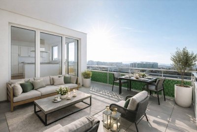 Neubau - Dachgeschoß mit 3 Terrassen – selten. wertvoll. exklusiv - PROVISIONSFREI