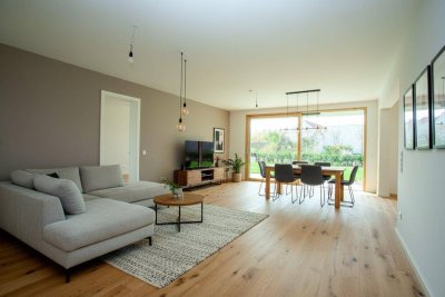 Gartenwohnung mit Süd-West Garten in absoluter Grünruhelage und zugleich Nähe zu Wien - ERSTBEZUG.