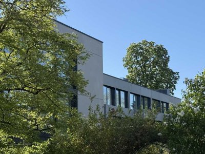 Neubau eines der schönsten Reihenhäuser Münchens mit traumhafter Dachterrasse