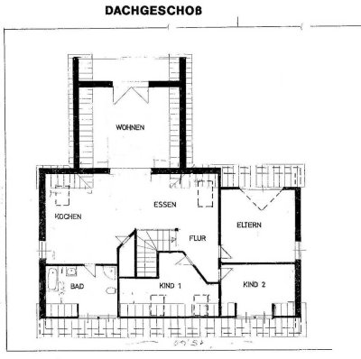 Preiswerte, modernisierte 4-Raum-DG-Wohnung mit Balkon in Demsin, Stadt Jerichow