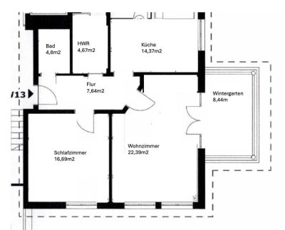 Attraktive 2 Zimmer Wohnung an der Glienicker Brücke