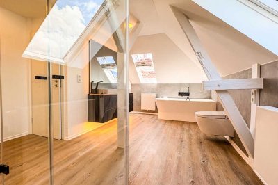 Premium-Dachgeschosswohnung mit Weitblick, 2 Bädern, Klima & Smart Home