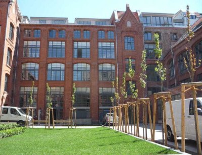 Top-Lage/Zw. Hauptbhf., Regierungsviertel u. Mauerpark/Hochwertiges u. ruhiges Industriedenkmal-Loft