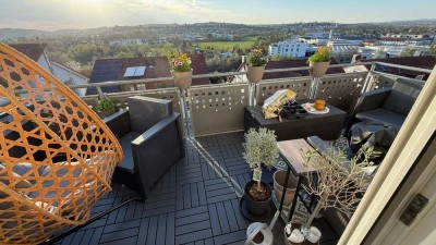Geschmackvolle 3,5-Zimmer-Wohnung mit Balkon und EBK in Oberboihingen