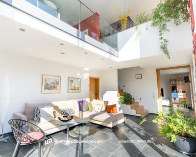 Architektonisch ansprechendes freistehendes
Einfamilienhaus mit Galerie in Bestlage | Energie A