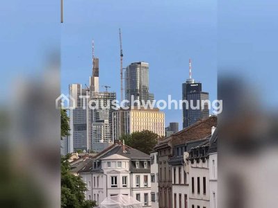 Tauschwohnung: Nordend: Innenstadt-Wohnung mit Balkon und Skylineblick