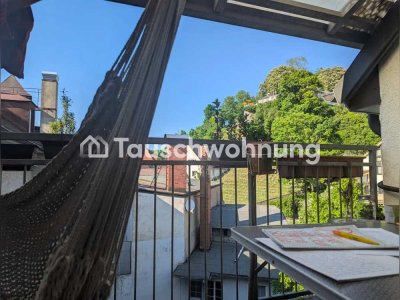 Tauschwohnung: Altbau mit Schlossbergblick gegen etwas mit Garten