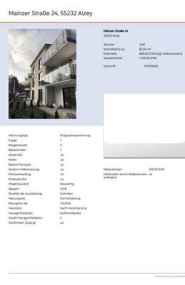 Nachmieter gesucht zum 01.08.2025