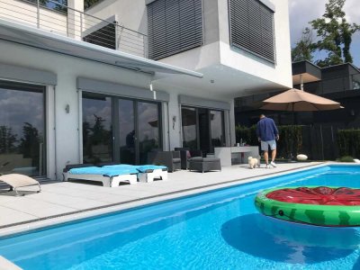 Ökologische Villa am Hang in Rückersdorf