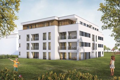 Letzter Bauabschnitt! 2-Zimmer-Wohnung mit Terrasse, Garten und TG-Platz / Neubau - Erstbezug