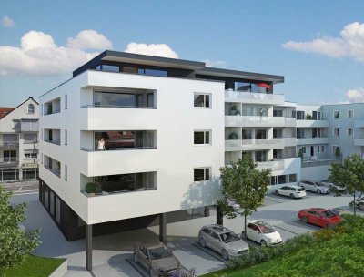 Helle, derzeit vermietete, sehr große 2 Zi. Wohnung im Zentrum von Freilassing - mit Bergblick.