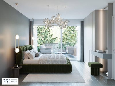 Exklusives Wohnen im Obergeschoss mit großem Balkon