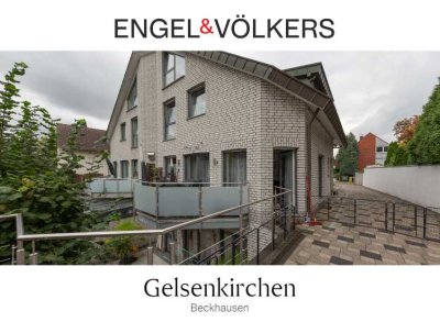 Exklusive Doppelhaushälfte mit Wellnessbereich und großem Garten
