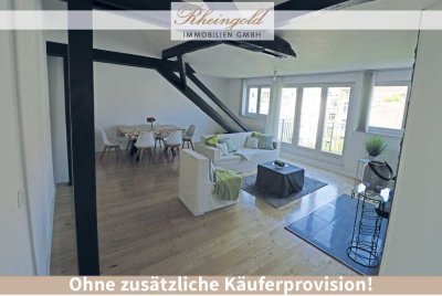 Ein Leben ganz oben. Wohnkomfort im DG
Bezugsfrei, Balkon, Kamin,  
Dachausbau von 1987, ...