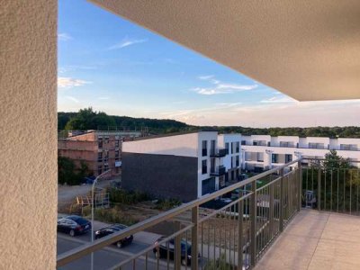 Hochwertige 3-Zimmer Wohnung mit Stellplatz in beliebter Neubau-Siedlung