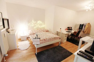 Ruhige 1-Zimmer-Wohnung mit Terrasse und eigenem Gartenanteil!