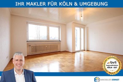"Klasse 3 Zimmer-Wohnung in Kalk: Tradition trifft Moderne - inkl. Balkon - Dusch und Wannenbad