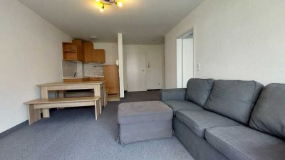 Helle, voll möblierte 2-Raum-Wohnung mit Aufzug und Tiefgaragenstellplatz