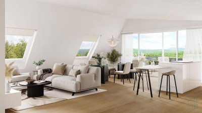 ~ Stilvolles Penthouse mit Seeblick - Einzigartiges Wohnen am See - Provisionsfrei ~