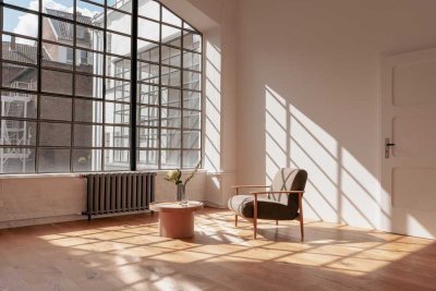 Loft im Industriedenkmal von 1928 mit klarer architektonischer Handschrift