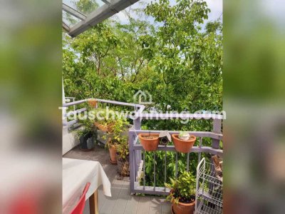 Tauschwohnung: Helle, gemütliche Wohnung mit Giraffen-Blick