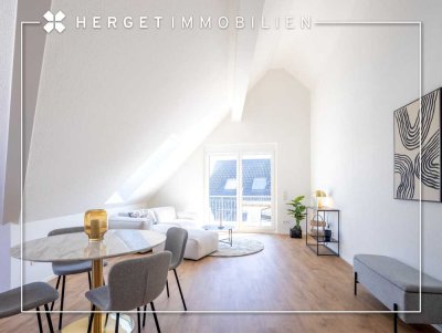 ***Erstbezug - Sonnige 3,5-Zimmer-DG-Wohnung mit großem Balkon***