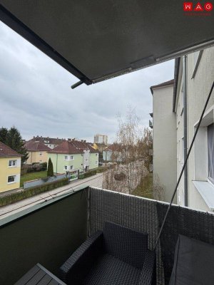 Großzügige 2-Zimmerwohnung in Wels, mit Balkon und Badewanne !