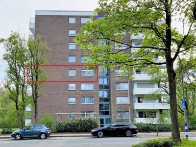 Gepflegte u modernisierte 3-Zi-Mietwohnung mit Balkon in OS-Wüste