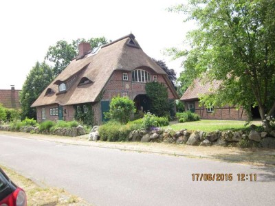 DHH in neuem Eichenfachwerk-Haus mit Reetdach