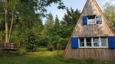 Günstige 2-Raum-Finnhütte in Bilzingsleben OT Düppel Kindelbrück