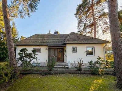 Zur Kapitalanlage - Verkauf mit NIEßBRAUCH: Einfamilienhaus in Traumlage, Ruhe, Natur, Seen und Wald