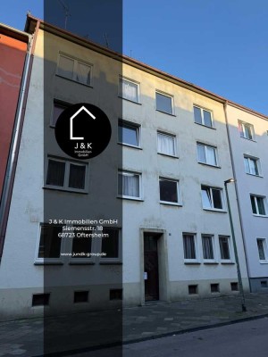 Charmante 1-Zimmer-Wohnung mit 42 m² in gepflegtem Mehrfamilienhaus