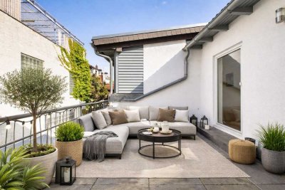 SCHWIND IMMOBILIEN - Maisonette-Wohnung mit Dachterrasse im Herzen Bessungens