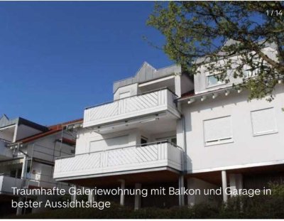 Sonnige 3,5-Zi.-Wohnung mit großem Balkon in bester Wohnlage in Jebenhausen mit traumhafter Aussicht