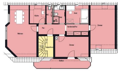 Schöne, komplett renovierte 4-Zimmer-Wohnung mit neuer Einbauküche und großem Gartenanteil
