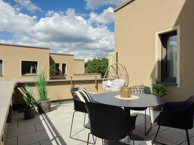 Großzügige 4‑Zi‑Wohnung mit Dachterrasse im Quartier Hilde - NEUBAU